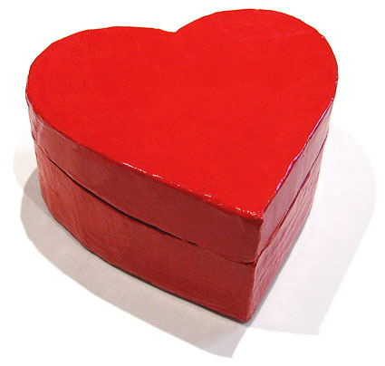 Make your own beautiful Heart Shaped Box