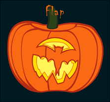 free pumpkin carving template flap