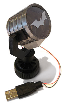 batman Spotlight, make your own model from Junk project