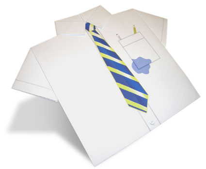 School Boy Shirt Origami Paper Shirt