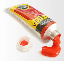 tube of acrylic paint