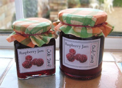 dawny's Jam making labels